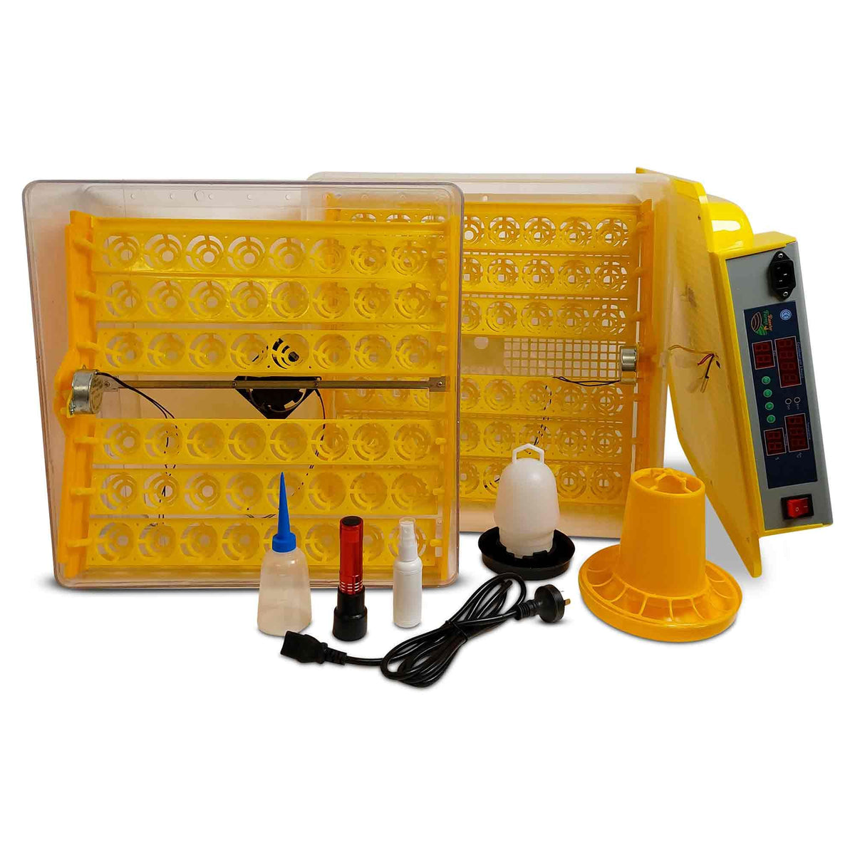 96 Egg Electric Incubator with Accessories – Chicken, Quail and Duck