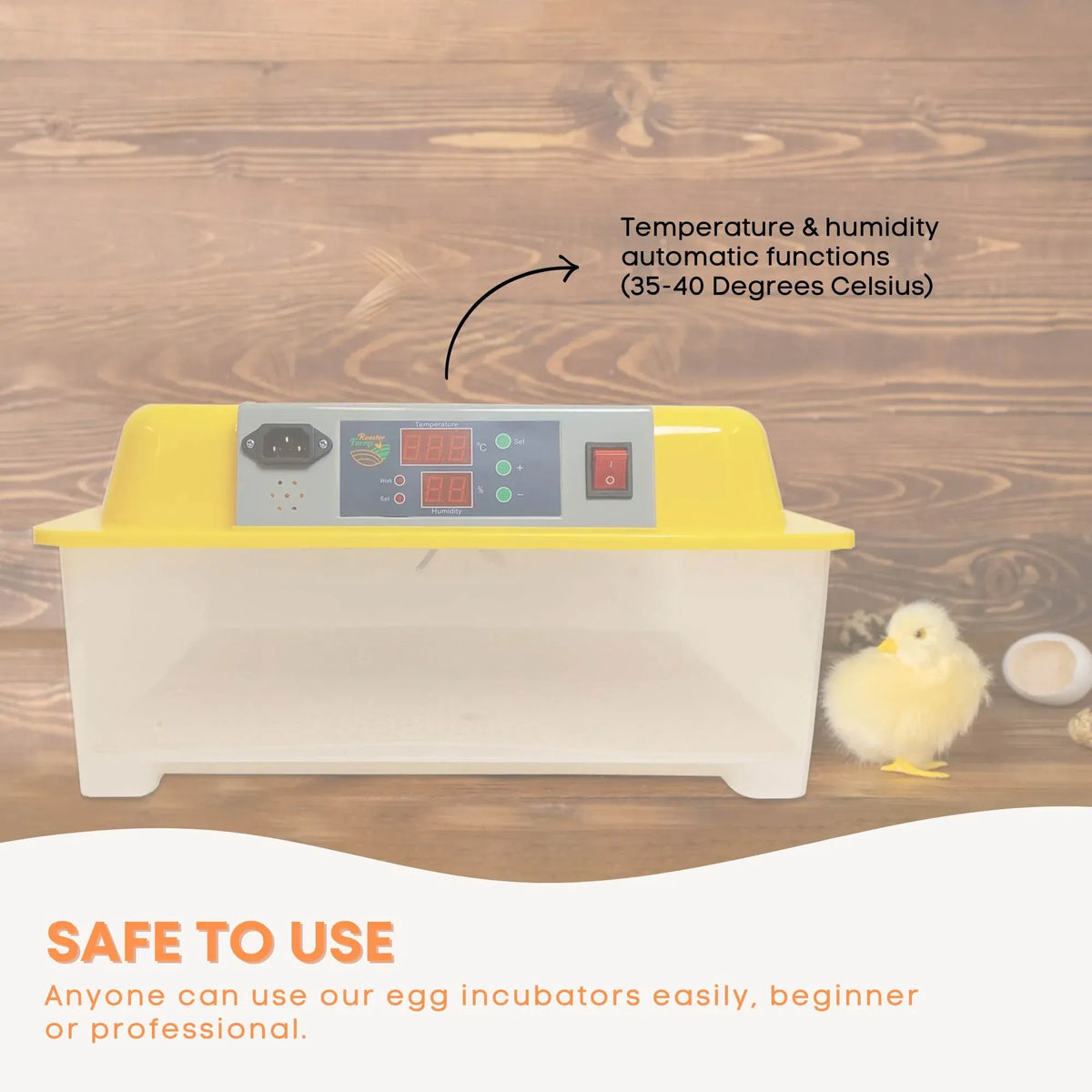 24 Egg Electric Incubator with Accessories – Chicken, Quail and Duck
