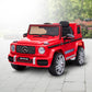 Mercedes Benz AMG G63 Licensed Kids Ride On Electric Car Remote Control - Red