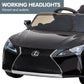 Licensed Lexus LC 500 Kids Electric Ride On Car - Black