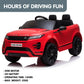 Land Rover Licensed Kids Electric Ride On Car Remote Control - Red