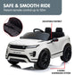 Land Rover Licensed Kids Electric Ride On Car Remote Control - White