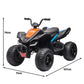 MCL35 McLaren Toy Ride On Electric Quad Bike - Black