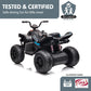 MCL35 McLaren Toy Ride On Electric Quad Bike - Black