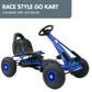 Kids Ride On Pedal Go Kart - Blue