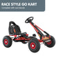 Kids Ride On Pedal-Powered Go Kart  - Red