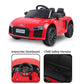 R8 Spyder Audi Licensed Kids Electric Ride On Car Remote Control - Red