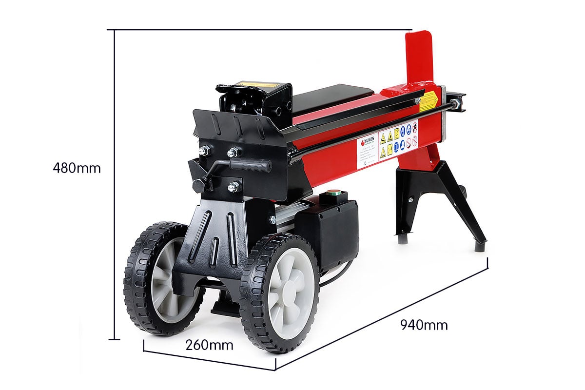 240v 8 Ton Electric Hydraulic Log Splitter Wood Timber Firewood Block Cutter Axe