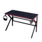 140cm RGB Gaming Desk – Carbon Fibre Look Racing Style