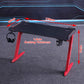 140cm RGB Gaming Desk – Carbon Fibre Look Racing Style