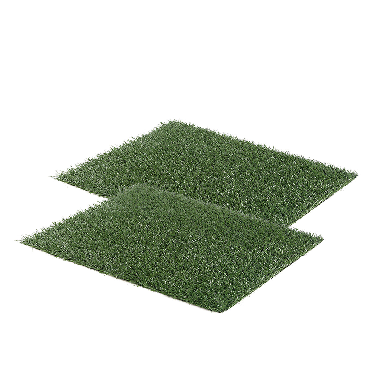 Pet Dog Potty Tray Replacement Grass Mats 58.5x46cm – 2 Pack