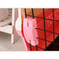 Small Portable Plastic Dog Cat Pet Pets Carrier Travel Cage With Tray-Pink