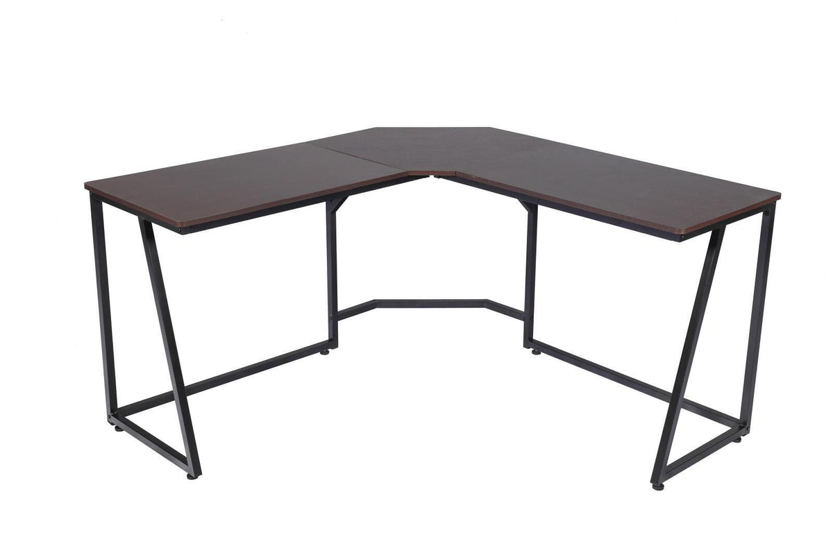 Corner Computer Desk – Sturdy Home Office and Gaming Workstation