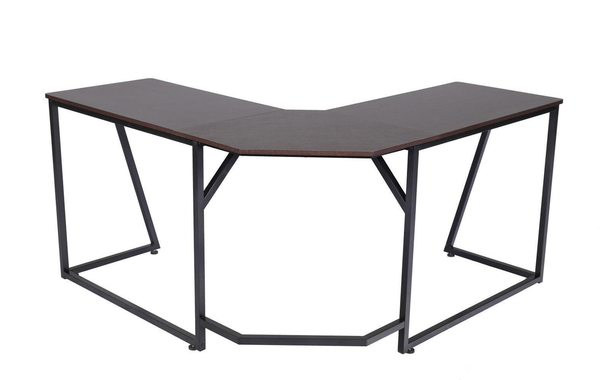 Corner Computer Desk – Sturdy Home Office and Gaming Workstation