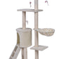 138cm Cat Scratching Tree with Ladder – Beige
