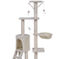138cm Cat Scratching Tree with Ladder – Beige