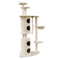 170cm XL Multi-Level Cat Scratching Tree – Beige