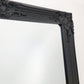 French Provincial Ornate Mirror - Black - Medium 70cm x 170cm