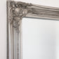 French Provincial Ornate Mirror - Antique Silver - Small 80cm x 110cm