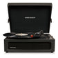 Voyager Bluetooth Portable Turntable + Crosley SOHO Stand Bundle - Black