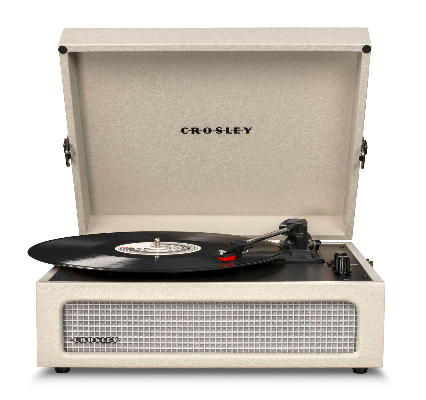 Voyager Bluetooth Portable Turntable + Crosley SOHO Stand Bundle - Dune