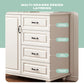 4 Chest of Drawers Storage Cabinet Tower Dresser Tallboy Drawer with Door Condition: Brand New