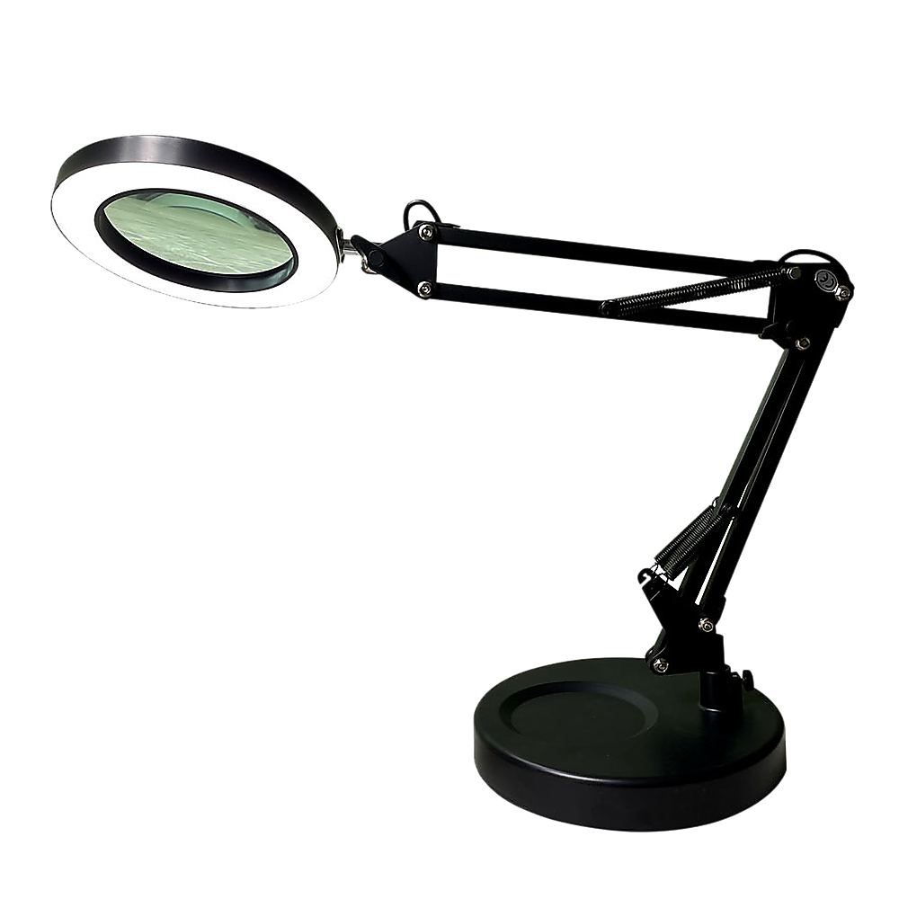 10X Magnifying Glass Desk Light Magnifier LED Lamp Reading Lamp With Base