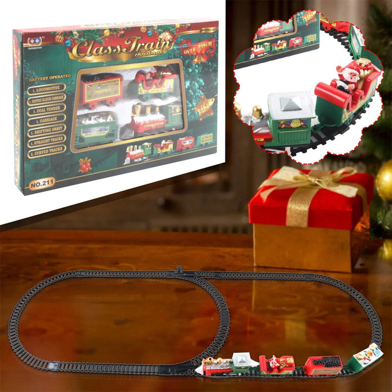 Realistic Christmas Electric Train Set