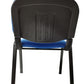 Stackable Office Conference Visitor and Community Chairs (Set of 7-Blue)