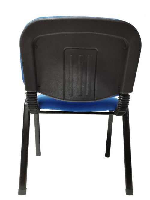 Stackable Office Conference Visitor and Community Chairs (Set of 7-Blue)