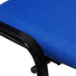 Stackable Office Conference Visitor and Community Chairs (Set of 7-Blue)