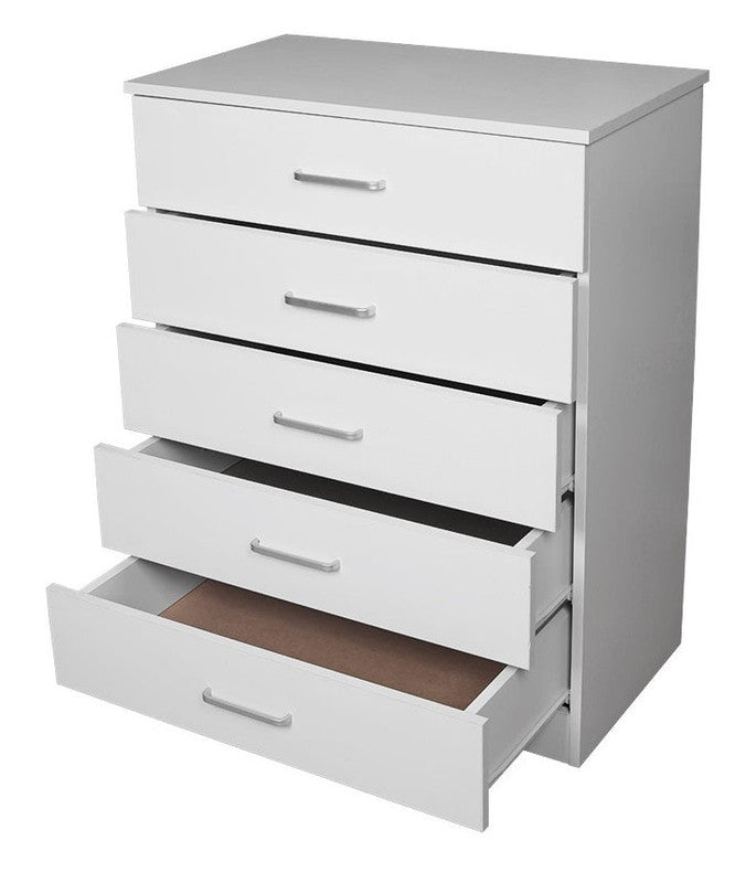 Classic Elegance: Five-Drawer Chest for Organised Living