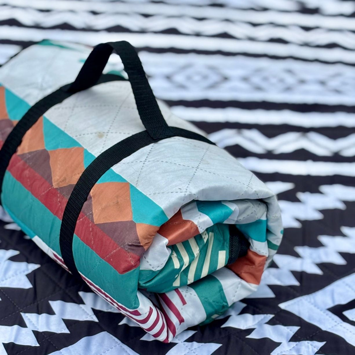 200x300cm Extra Large Waterproof Picnic Blanket – Bohemian Pattern