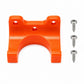 10 Pack Orange Wall-Mounted Garden Tool Holders with Screws