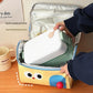 Cute House Insulated Lunch Bag – Large, Foil Lined, Pink