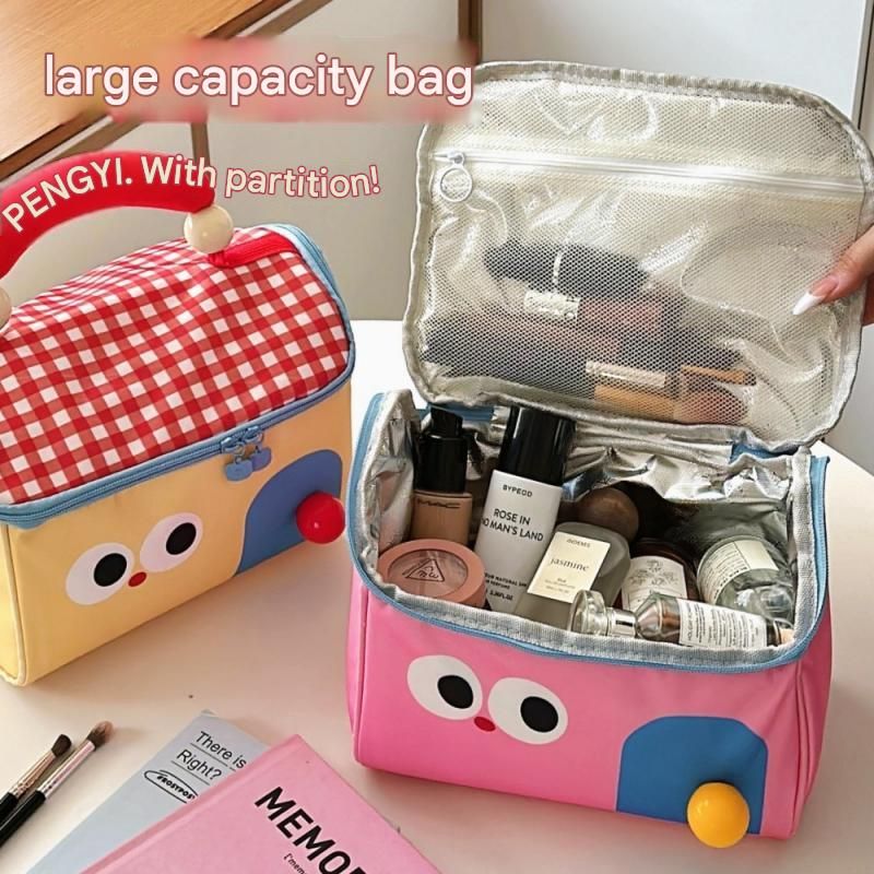 Cute House Insulated Lunch Bag – Large, Foil Lined, Green