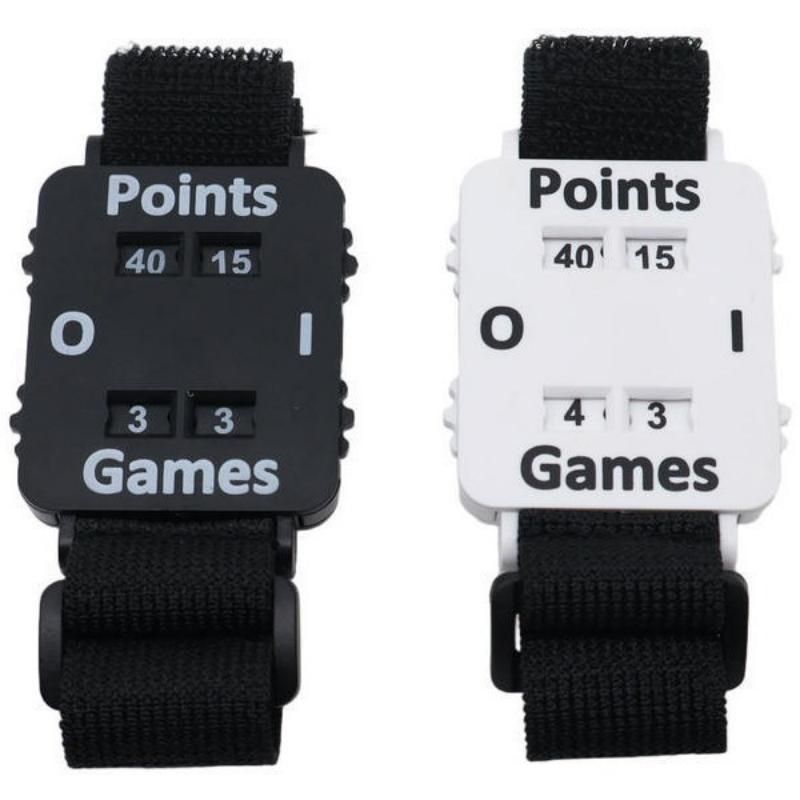 2 Pack Wrist Golf Score Counters – Black and White