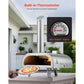 12 Inch Portable Pellet Pizza Oven – Wood Fired Stainless Steel