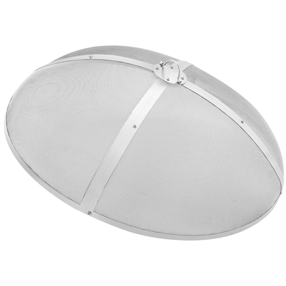 40 Inch Round Fire Pit Spark Screen Cover – Heavy Duty Steel