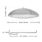 40 Inch Round Fire Pit Spark Screen Cover – Heavy Duty Steel