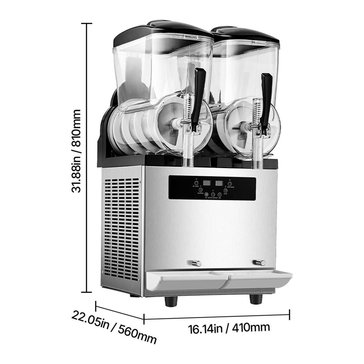 12L x 2 Tank Commercial Slushy Machine – Smoothie Maker