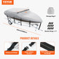 Boat Cover 600D Waterproof 16-18.5 ft Boat Cover V-Hull Tri-Hull Runabout
