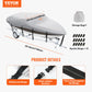 Vevor boat cover with storage bag and straps on a white background