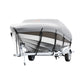 Boat Cover 600D Waterproof 23-24 ft Boat Cover V-Hull Tri-Hull Runabout