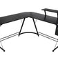 L-Shaped Corner Computer Desk with Screen Stand – Reversible
