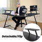 L-Shaped Corner Computer Desk with Screen Stand – Reversible