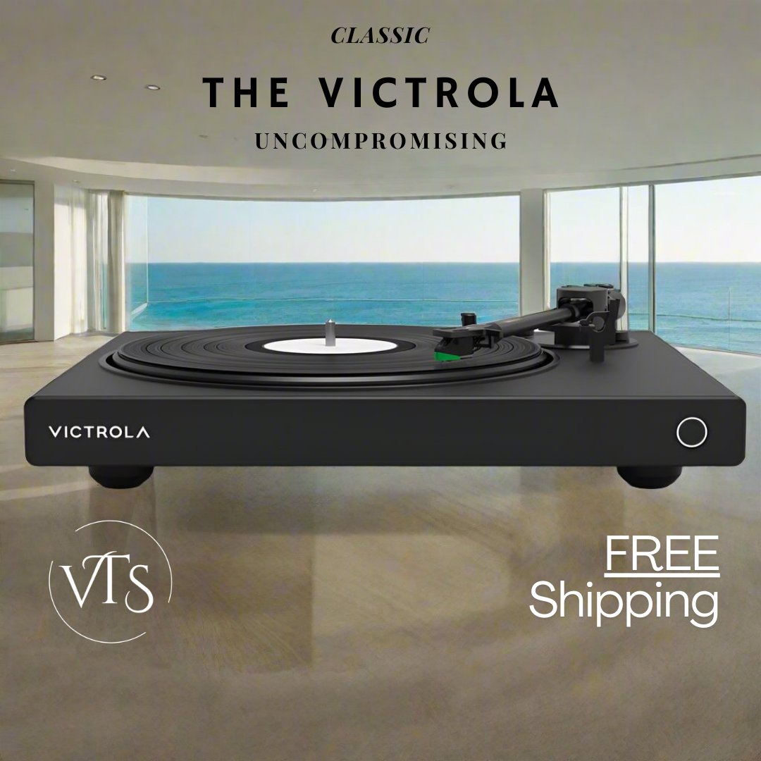 The Victrola Hi-Res Onyx INT Turntable