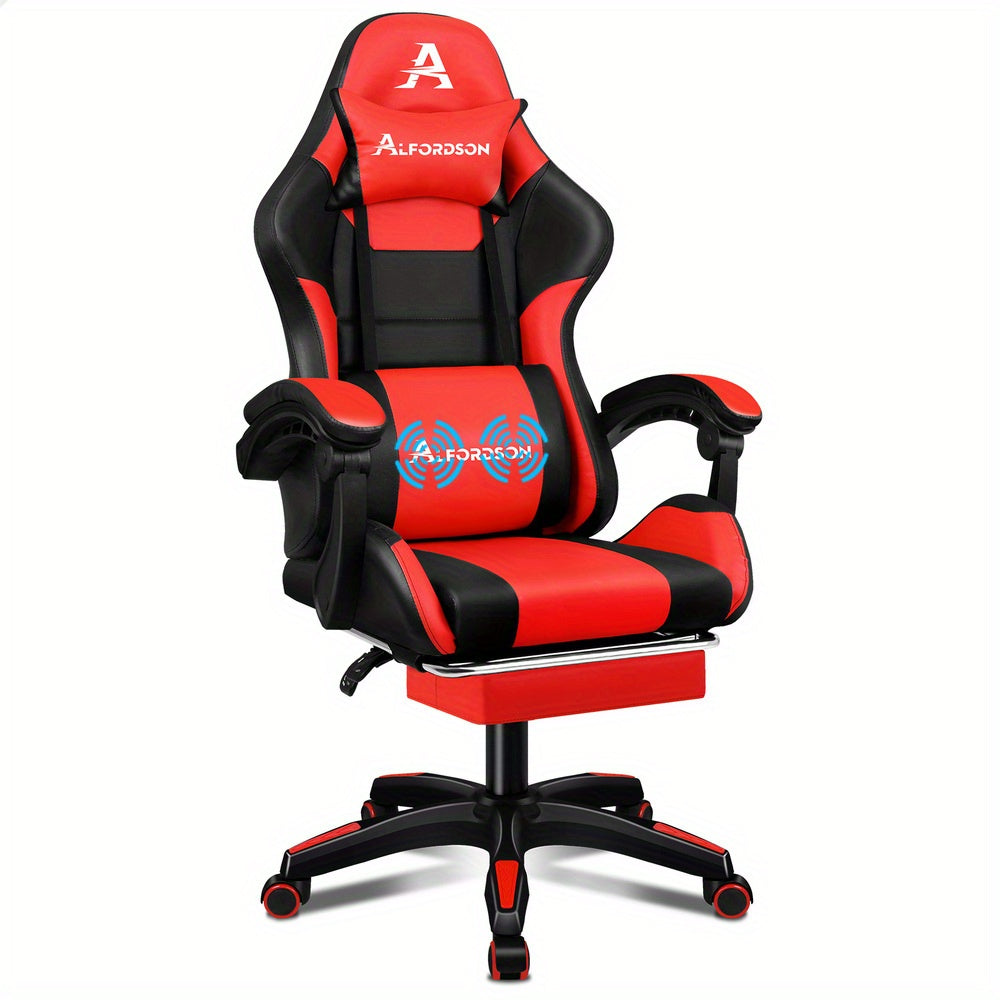 Gaming Office Chair Extra Large Pillow Racing Executive Footrest Seat