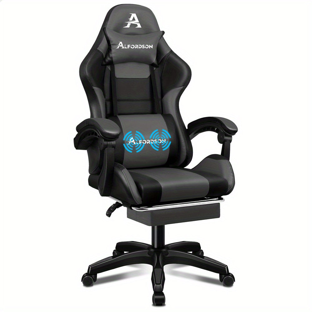 Gaming Office Chair Extra Large Pillow Racing Executive Footrest Seat