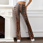 New Bohemian Style Bell-bottom Pants Women's Ethnic Style Fashion Casual Stretch